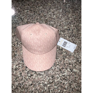 Michael Kors Pink Signature Baseball Cap Hat New